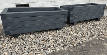 Looking after treated wooden planters