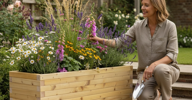 Should You Paint or Stain a Wooden Garden Planter?